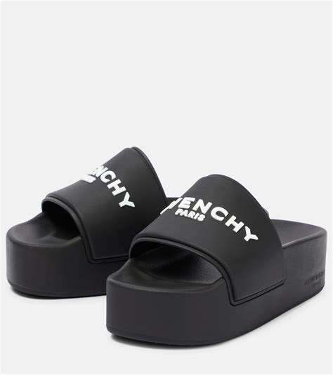 men givenchy slides|givenchy platform slides.